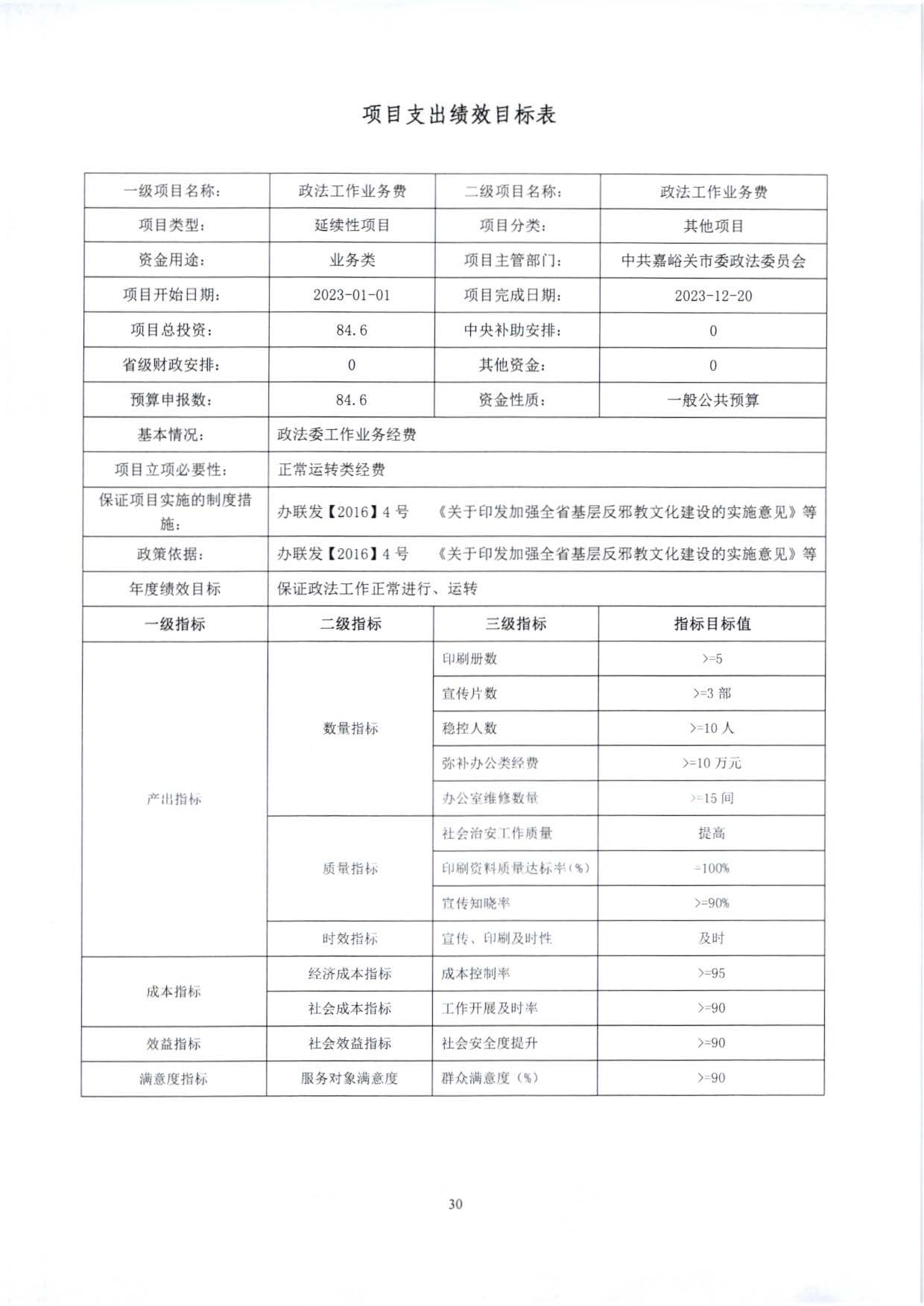 中共嘉峪关市委政法委员会2023年部门预算公开情况说明_页面_31